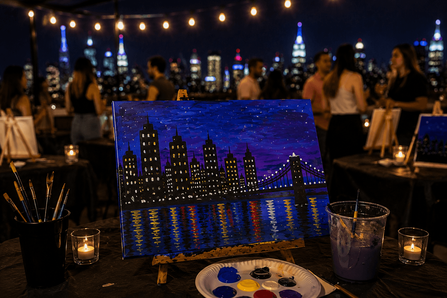 NYC Skyline After Dark